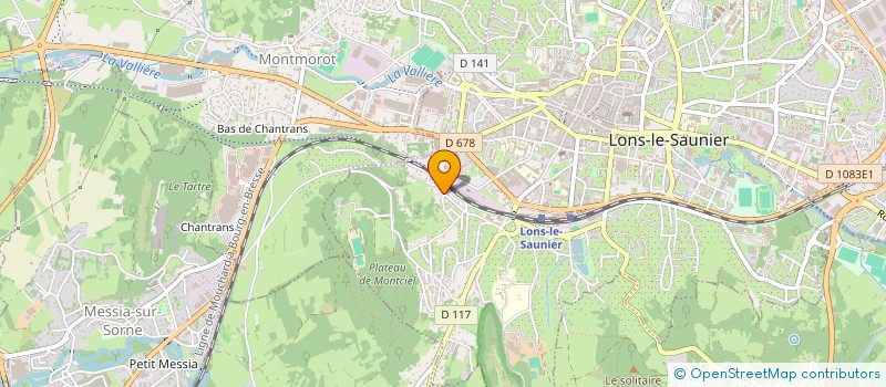 localisation de l'entreprise SOLEIL ET VUE  LONS-LE-SAUNIER