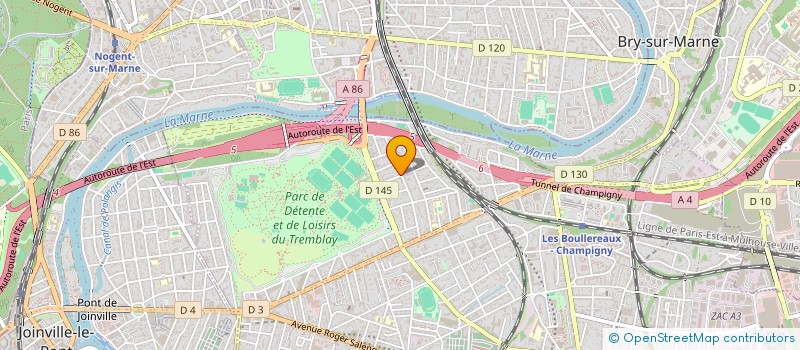 localisation de l'entreprise SOLEIL ETANCHE à CHAMPIGNY-SUR-MARNE
