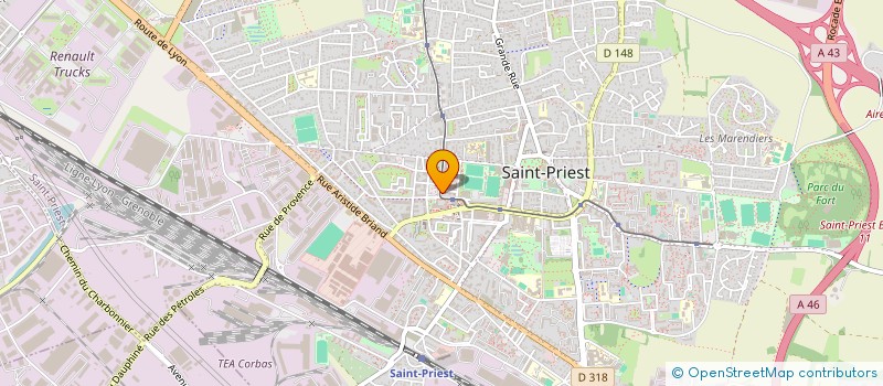 localisation de l'entreprise SOLEIL ETANCHEITE  SAINT-PRIEST