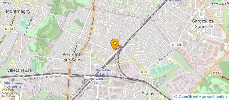 localisation de l'entreprise SOLEIL ETANCHEITE  PIERREFITTE-SUR-SEINE