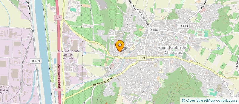 localisation de l'entreprise SOLEIL FLEURY  SAINT-PAUL-TROIS-CHATEAUX