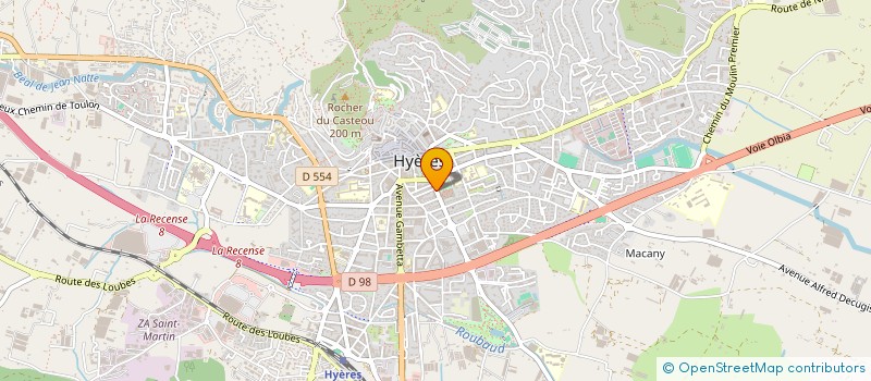 localisation de l'entreprise SOLEIL HYERES à HYERES