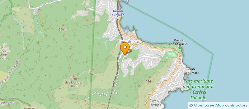 localisation de l'entreprise SOLEIL IMMO  THEOULE-SUR-MER