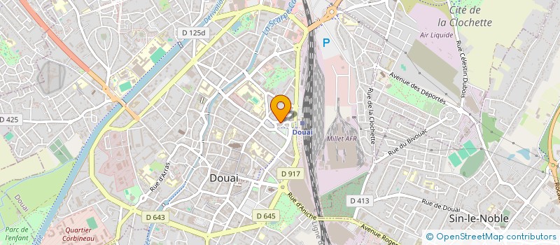 localisation de l'entreprise SOLEIL IMMOBILIER à DOUAI