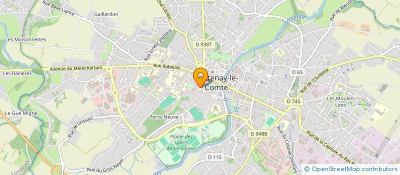 localisation de l'entreprise SOLEIL INFINI  FONTENAY-LE-COMTE