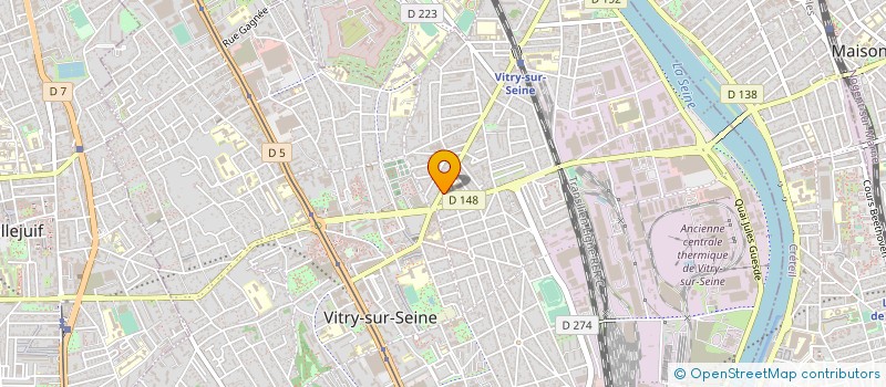 localisation de l'entreprise SOLEIL INTENSE  VITRY-SUR-SEINE