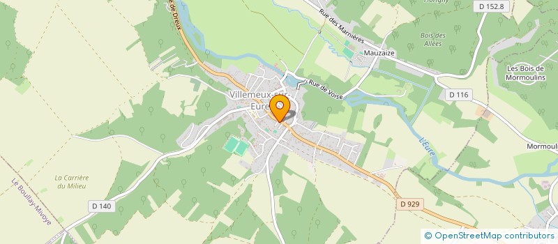 localisation de l'entreprise SOLEIL LEVAIN à VILLEMEUX-SUR-EURE