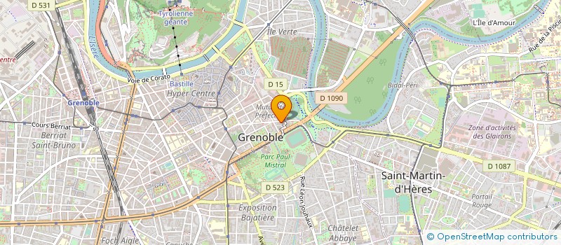 localisation de l'entreprise SOLEIL LEVANT à GRENOBLE