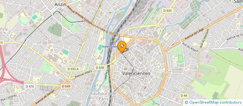 localisation de l'entreprise SOLEIL LEVANT à VALENCIENNES