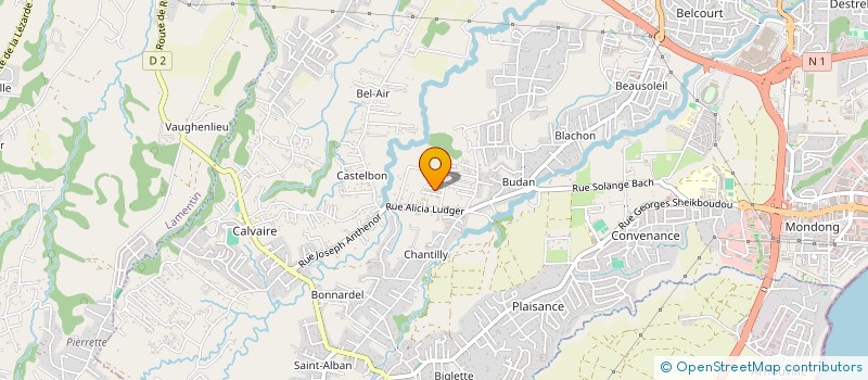 localisation de l'entreprise SOLEIL LEVANT  BAIE MAHAULT