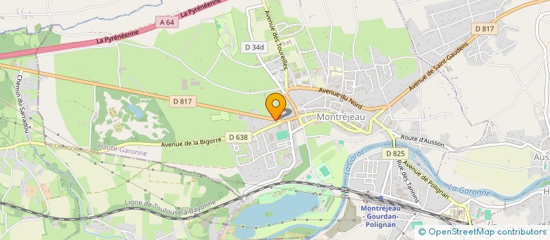 localisation de l'entreprise SOLEIL LEVANT  MONTREJEAU