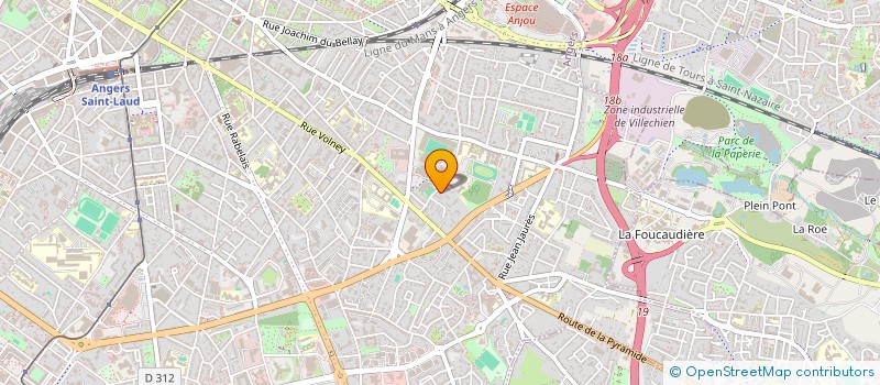 localisation de l'entreprise SOLEIL LEVANT à ANGERS