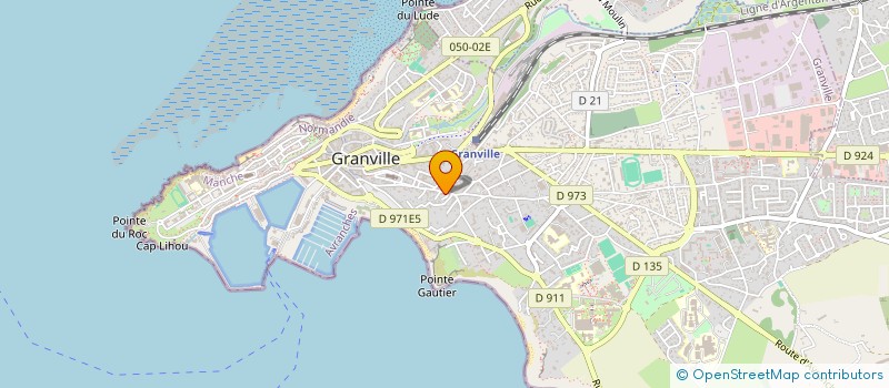 localisation de l'entreprise SOLEIL LEVANT à GRANVILLE