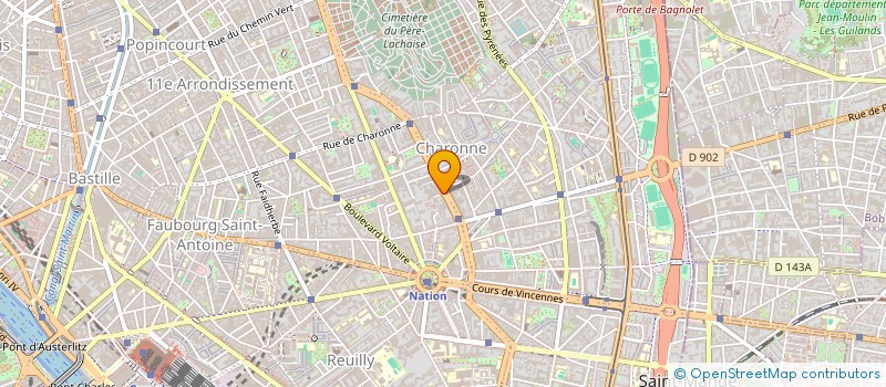 localisation de l'entreprise SOLEIL LEVANT à PARIS
