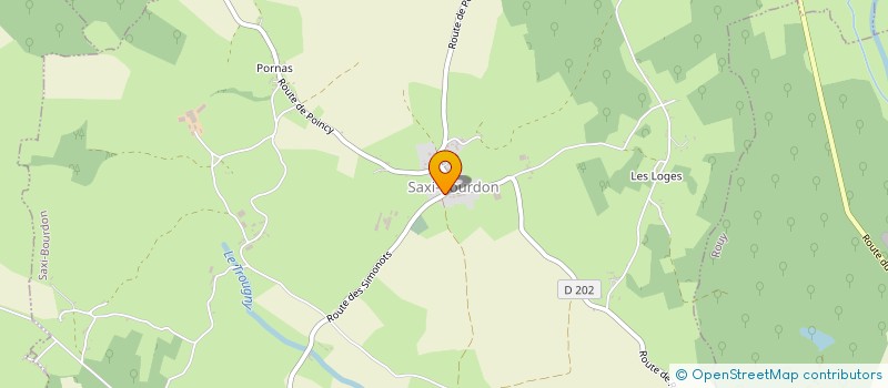 localisation de l'entreprise SOLEIL LEVANT  SAXI-BOURDON
