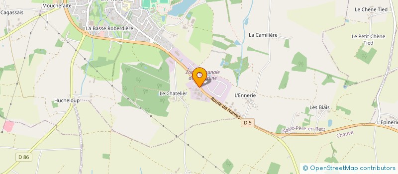 localisation de l'entreprise SOLEIL LEVANT SCIA  SAINT-PERE-EN-RETZ