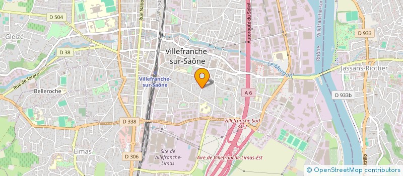 localisation de l'entreprise SOLEIL MCS (MULTICARTES SERVICES) à VILLEFRANCHE-SUR-SAONE