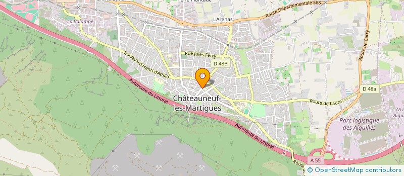 localisation de l'entreprise SOLEIL MEDITERRANEE à CHATEAUNEUF-LES-MARTIGUES