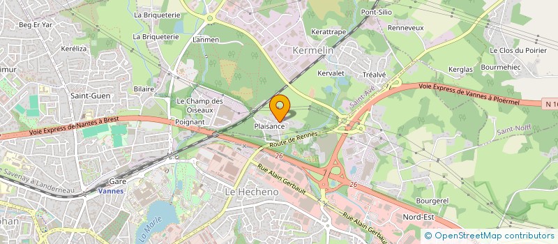 localisation de l'entreprise SOLEIL NEIGE ET CHALET  SAINT-AVE