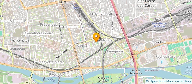 localisation de l'entreprise SOLEIL NETTOYAGE  TOURS