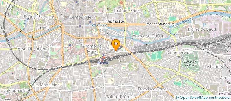 localisation de l'entreprise SOLEIL NOCTURNE  RENNES