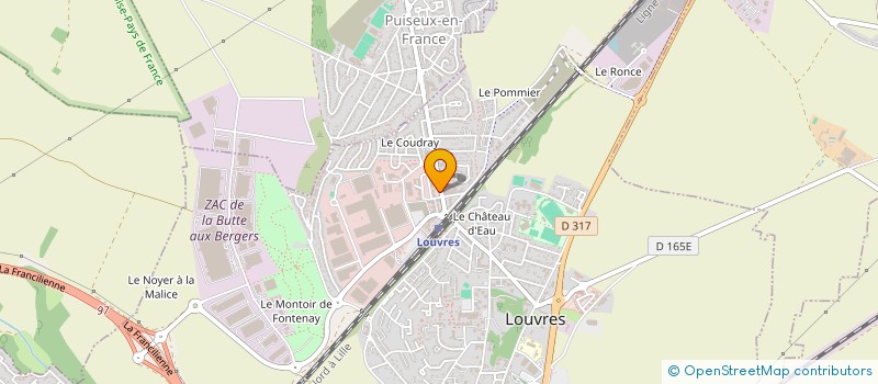 localisation de l'entreprise SOLEIL OPTIC à LOUVRES