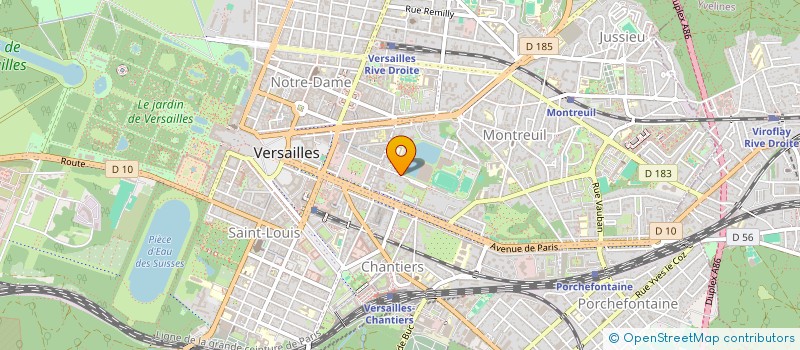 localisation de l'entreprise SOLEIL RADIEUX à VERSAILLES