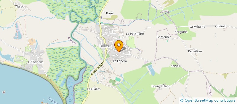 localisation de l'entreprise SOLEIL ROSE  BILLIERS