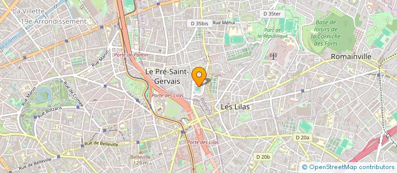 localisation de l'entreprise SOLEIL ROUGE à LE PRE-SAINT-GERVAIS