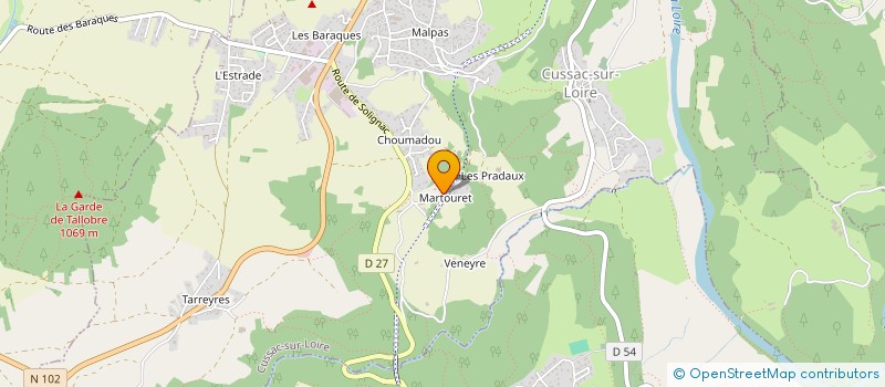 localisation de l'entreprise SOLEIL SAGE  CUSSAC-SUR-LOIRE