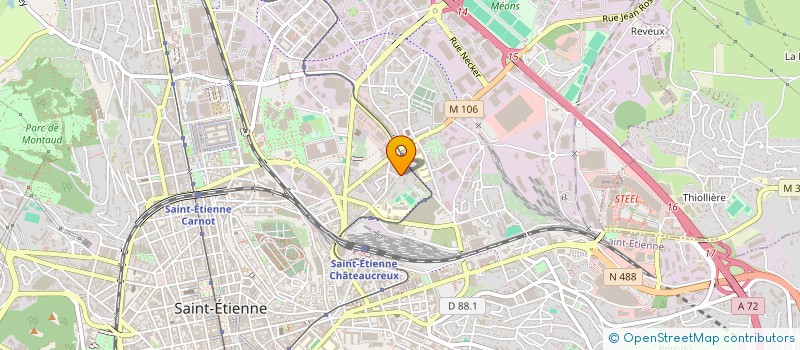 localisation de l'entreprise SOLEIL SOLIDAIRE  SAINT-ETIENNE