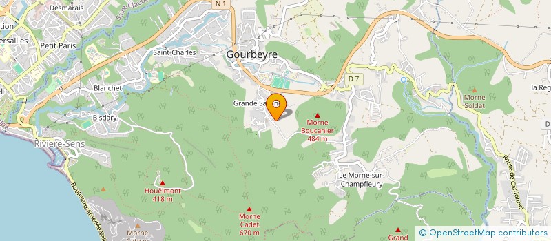 localisation de l'entreprise SOLEIL SUCRE  GOURBEYRE