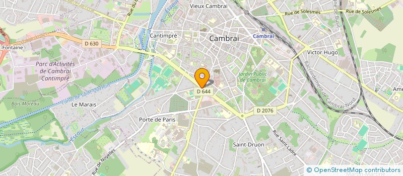 localisation de l'entreprise SOLEIL TOUJOURS  CAMBRAI