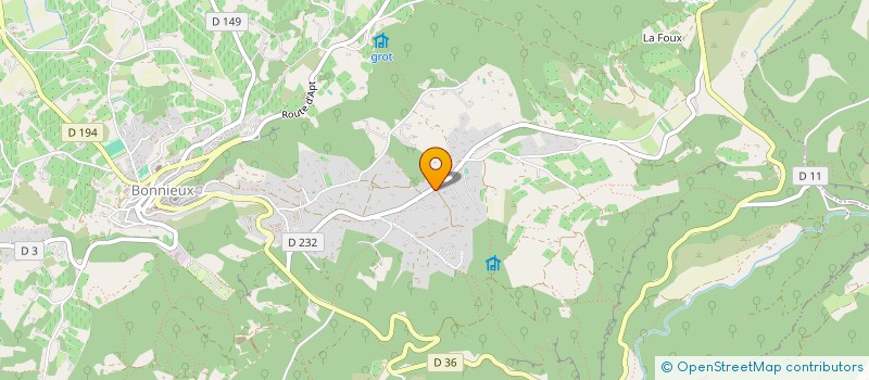 localisation de l'entreprise SOLEIL VERT  BONNIEUX