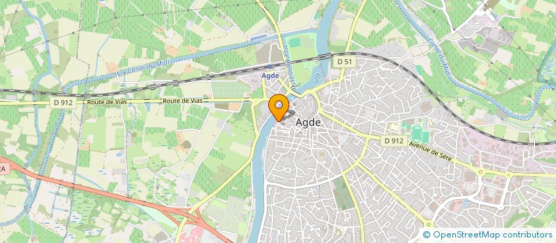 localisation de l'entreprise SOLEILA à AGDE