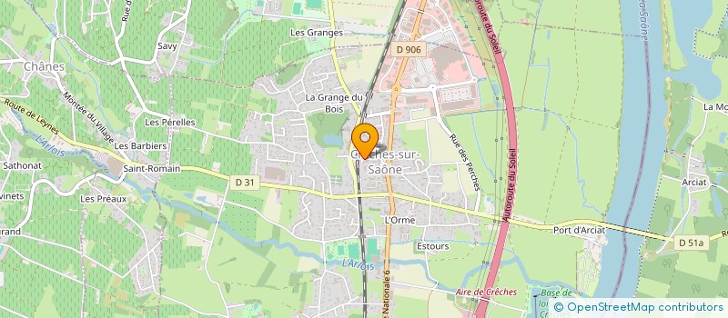 localisation de l'entreprise SOLEILA PRODUCTIONS  CRECHES-SUR-SAONE