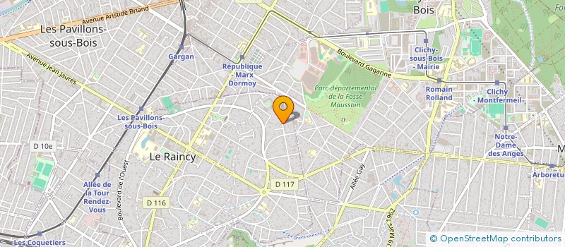 localisation de l'entreprise SOLEILEVANT  LE RAINCY