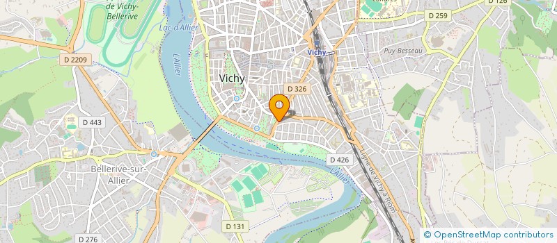 localisation de l'entreprise SOLEILEVENT à VICHY