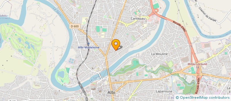 localisation de l'entreprise SOLEILHET à ALBI