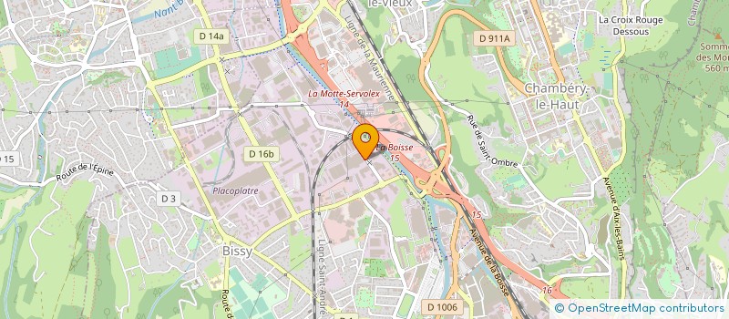 localisation de l'entreprise SOLEILLANS  CHAMBERY