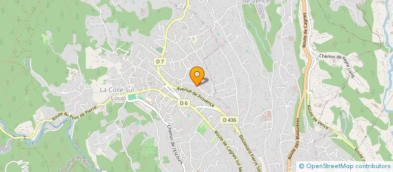 localisation de l'entreprise SOLEILLE  LA COLLE-SUR-LOUP