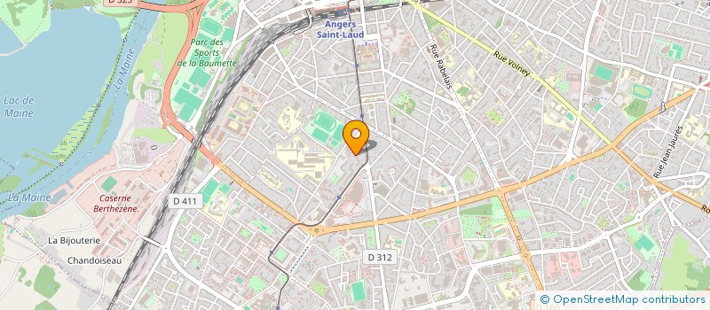 localisation de l'entreprise SOLEILS 49 à ANGERS