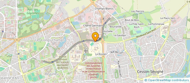 localisation de l'entreprise SOLEILS à CESSON-SEVIGNE