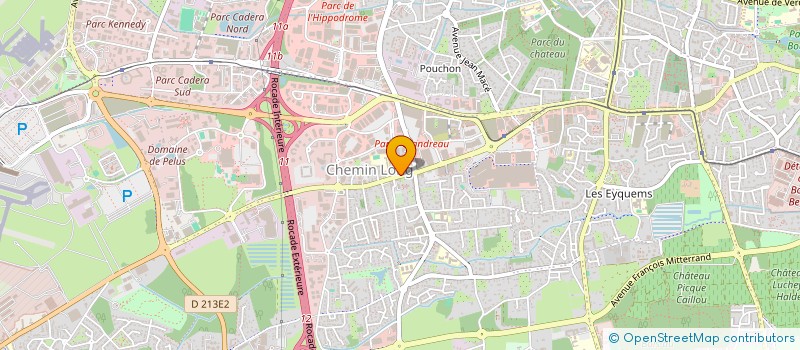 localisation de l'entreprise SOLEILS  MERIGNAC