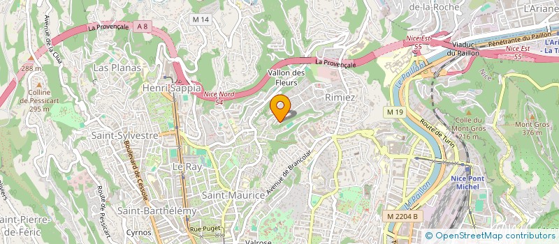 localisation de l'entreprise SOLEILS D'OR  NICE