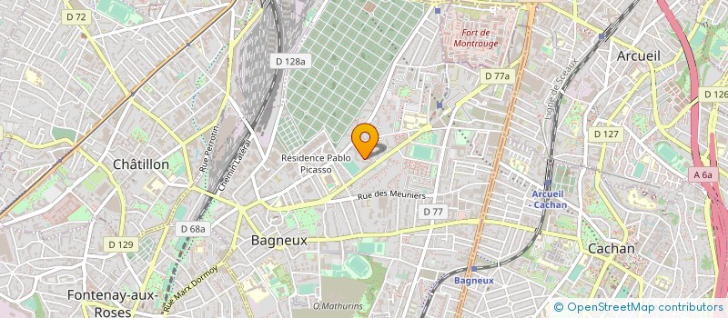 localisation de l'entreprise SOLEILS DE L EST à BAGNEUX