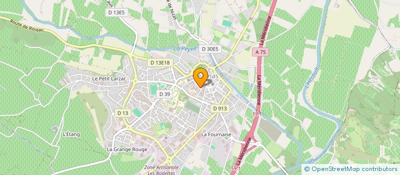 localisation de l'entreprise SOLEILS PIETONS à PEZENAS