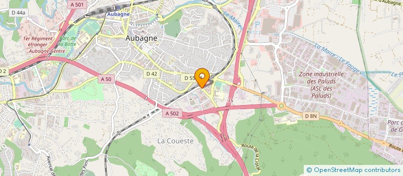 localisation de l'entreprise SOLEIO  AUBAGNE