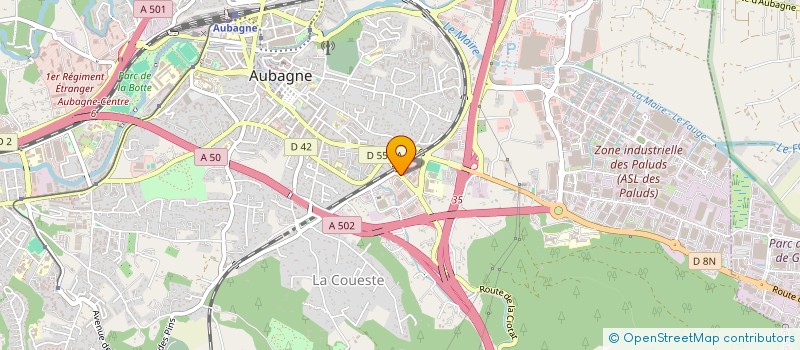 localisation de l'entreprise SOLEIO ACADEMIE à AUBAGNE