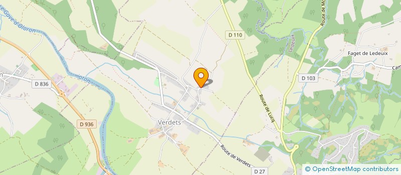 localisation de l'entreprise SOLELEC PHOTOVOLTAIQUE  VERDETS